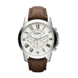 Fossil Grant Chronograph Beige Dial Men’s Watch – FS4735