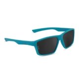 Polarized Sports for Men Stylish Sunglasses by OKNO | Sunglasses for Men & Women | 100% UV Protection Shades | Rectangular Wrap-Around TR90 Frame | Cricket Bike Cycling Driving Trekking & More