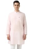 Peter England Men’s Everyday Festive Solid Long Kurta Cotton