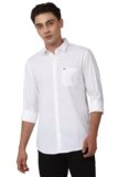 Peter England Men’s Slim Fit 100% Cotton Solid Shirt