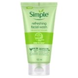 Simple Kind To Skin Refreshing Face Wash 150 ml | 100% soap-free gentle cleanser for sensitive, dry & oily skin, for women & men