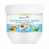 She Essentials Coconut Cold Cream for Winters to Repair Dry & Damaged Skin | Non-Greasy, Super Soothing and Moisturizing Formula for Face, Body & Skin Care | Suitable for All Skin Types – 200gm