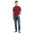 Alan Jones Clothing Men’s Solid Regular Fit Polo T-Shirt