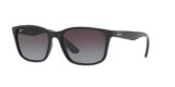 Ray-Ban Mens Gradient UV Protected Square Sunglasses (Black, 56mm)