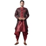 XEPON Mens Ethnic Wear Wedding Sherwani & Dhoti Set