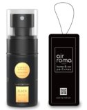 AIR-ROMA Black Musk Premium Car Perfume|Fine Fragrance Car Air Freshener|Anti Odour Technology|Car Accessory Interior Fabric Spray | 400+ Long Lasting Air Freshener Scent (60 Ml)