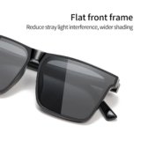ARZONAI Retro Square Wayfarer Light Weight Uv Protection Classic Non-Polarized Sunglasses For Men And Women Unisex Mat Black (Free Size)