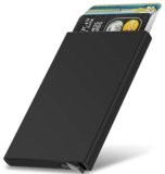 VOGARD Men’s Aluminium Metal RFID Protected Smart Pop Up Wallet | 7 Card Slots (06 Black)…