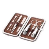 AVDIP Manicure Set, Luxury Manicure 7 In 1 Professional Pedicure Set, Nail Clippers Kit, Nail Care Tools with Luxurious Travel Case, Best Gifts For Women Girl