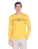 U.S. POLO ASSN. Men’s Crew Neck Long Sleeve Brand Print Cotton T-Shirt