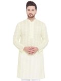 VASTRAMAY Men’s Cotton Blend Regular Fit Tunic Tunic