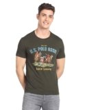U.S. Polo Assn. Men’s Phulkari Slim Fit T-Shirt (UDOEN1TS1_Olive