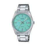 Casio Enticer Men Analog Turquoise Blue Dial Men MTP-1302D-2A2VCF (A2371)