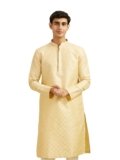 DIWAS BY MANYAVAR Men’s Brocade Thread Work Kurta (1pc)