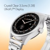 Fastrack Magnus FX1 1.38″ Display Metal Case Smart Watch with Single Sync BT Calling, Functional Crown, 100+ Sports Modes, Health Tracking, in-Built Games – Smartwatch for Men (Black)