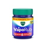 Vicks Vaporub 50ml+10ml Extra =60 ml Relief From Cold, Cough, Blocked Nose, Headache, Body Ache, Muscular Stiffness And Breathing Difficulty