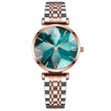 NIBOSI Women Stainless Steel Watches Analog Rose Gold Band and Square Dial Women’s Watch for Girls&Miss&Ladies Diamond Studded with Stylish Watches Waterproof