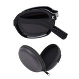 CostarMatter Foldable Polarized Sunglasses For Men And Women | Full Frame Oval Stylish Folding Sunglasses |Uv400 Protected Eyewear | Lightweight For Travel Driving Fishing Climbing