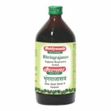 Baidyanath Bhringrajasava 450 ml Syrup |Made with Natural Ayurvedic Ingredients for Hair, Liver, Cough Health and Blood Purifier