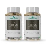 Neuherbs Ayurvedic T7 Test On [Approved by Ministry of AYUSH] With Shilajit, Ashwagandha, Gokshura, Kali Mirch, Safed Musli, Kapikachhu seed for Muscle Growth, Strength, Stamina & Vitality | 120 Caps