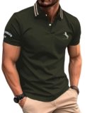 GRECIILOOKS Solid Regular Fit Polo Casual for Men Stylish Latest | Half Sleeve T Shirt