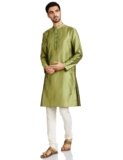 Amazon Brand – Symbol Men’s Cotton Blend Solid Kurta & Pyjama Set