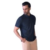 HEKTOR Men’s Hidden Button Polo T-Shirt Small Checks