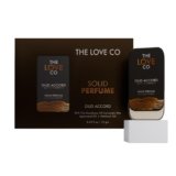 THE LOVE CO. Oud Accord Solid Perfume for Men & Women | Long-Lasting Fragrance Balm | Alcohol-Free, Travel-Friendly, Pocket Perfume Stick | Luxury Scent – 12gm