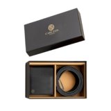 Carlton London Black Wallet and Belt Combo Gift Set for Men | Stylish Leather Wallet with Formal Belt | Best Gift for Husband, Brother, Dad | Gifts for Men | Men’s Accessories