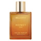 Bella Vita Luxury Honey Oud 100ml Long Lasting Perfume for Man and Woman | Bergamot, Patchouli & Vanilla | Sweet, Woody and Spicy Fragrance for Men & Women