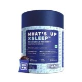 What’s Up Wellness Melatonin 5 mg Sleep Gummies | Tart Cherry and Chamomile Extracts for Muscle Recovery & Nerve Relaxation | Helps You Sleep Soundly | Wake Up Fresh & Energetic | 30 Gummies