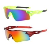 2 Pack Sun Glasses for Men Branded, Cricket Sun Glasses for Men, Sports Sunglasses Man Multicolored Sports PC Glasses UV400 Protection Cycling Running Driving Fishing Golf Motorcycle Baseball