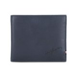 Tommy Hilfiger Branden Navy Leather Wallet For Men – 14 Card Slot