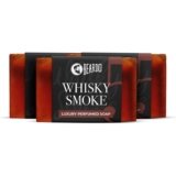 Beardo Whisky Smoke Perfumed Luxury Soap for Men, 75g x 3 | Deep cleanses skin pores | Repairs broken skin and Reduce Hyperpigmentation | Refreshing Fragrance all day long