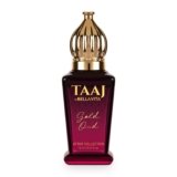 Bella Vita Luxury TAAJ Gold Oud Attar with Caramel, Rose, Jasmine & Orris for Men and Women, Non-Alcoholic Roll On, Long Lasting Fragrance, 12 ML