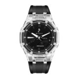 Sylvi Rig One ‘O One Silicone Strap Watches for Men with World Time Display Multiple Alarms Stopwatch Water Resistant Watch