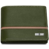 HORNBULL Denial Olive Leather Wallet for Men | Wallets Men with RFID Blocking | Mens Wallet Leather