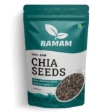 Ramam Chia Seeds for Weight Management -100% Clean Superfood | Rich in Omega-3, Protein, Fiber & Calcium | Gluten-Free | Ideal for Weight Loss, Heart Health & Healthy Snacks | Versatile for Eating & Baking – 250g