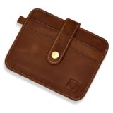 FASHION FREAK Card Holder for Men – Slim Leather Credit/ATM Card Wallet for Men