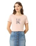 U.S. POLO ASSN. Women’s Letter Print Regular Fit T-Shirt