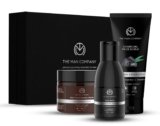 The Man Company Detan Facial Kit – Charcoal Face Wash, Charcoal Scrub, Daily Moisturising Face Cream | Best Detan Care – Pack of 3