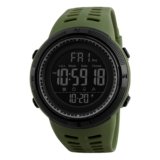 SKMEI Men’s Digital Sports Watch 50m Waterproof LED Military Multifunction Smart Watch Stopwatch Countdown Auto Date Alarm – 1251