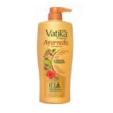 Dabur Vatika Ayurvedic Shampoo – 640ml | Damage Therapy | With Power of 10 ingredients for solving 10 hair problems| No Parabens | For all hair types