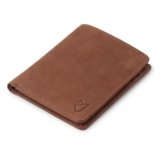 FOXHACKLE Slim Bifold Leather Wallet for Men with Secret Hidden Pocket and Coin Pocket, Dedicated SIM and Ejector Pin Slot | RFID Blocking Men’s Wallet with Separate Bill Section(Hunter Tan)