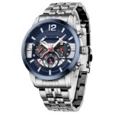 Giordano Analog Wrist Watch for Men Stylish Metal Strap with Water Resistant Multifunction Mechanism Watch GZ-50032