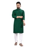 Trustous Men’s Indian Ethnic Wear Straight Lucknowi Kurta