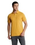 Symbol Premium Men’s Cotton Stretch Solid Polo T-Shirt (Regular Fit | Pique Knit)
