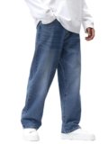 Ben Martin Men’s Denim Cotton Oversized Loose Baggy Fit Jeans Pants for Men