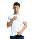 TURMS Men’s Anti Stain Anti Odor Water Repellent Collared Neck Half Sleeves Tailored Fit Stretchable Casual Polo T-Shirt | Cotton Rich | Solid | Sports wear | Available in Plus Sizes (Pack of 1)