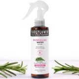 Soulflower Rosemary Water spray with mint| For Hair growth, Hair fall control, Scalp health, Hair damage protection, Anti frizz| Rosemary, Niacinamide & peppermint Oil | Men & Women | 100ml
